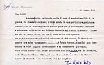 1956 lettera del compagno di scuola Carlo Giannini