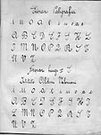 1939 esercizi calligrafici